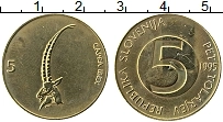 Продать Монеты Словения 5 толаров 2000 Латунь