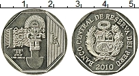 Продать Монеты Перу 1 нуэво соль 2010 Медно-никель