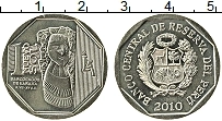 Продать Монеты Перу 1 соль 2010 Медно-никель