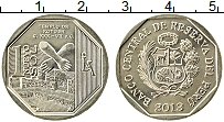 Продать Монеты Перу 1 соль 2013 Латунь