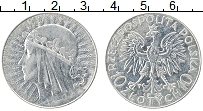 Продать Монеты Польша 10 злотых 1932 Серебро