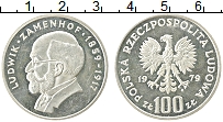 Продать Монеты Польша 100 злотых 1979 Серебро