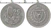 Продать Монеты Кипр 25 милс 1960 Медно-никель