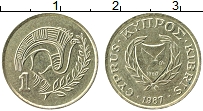Продать Монеты Кипр 1 цент 1987 Латунь