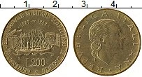 Продать Монеты Италия 200 лир 1989 Латунь