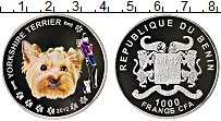 Продать Монеты Бенин 1000 франков 2012 Серебро