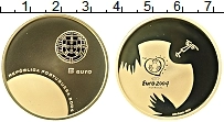 Продать Монеты Португалия 8 евро 2004 Золото