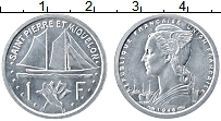 Продать Монеты Сен-Пьер и Микелон 1 франк 1948 Алюминий