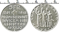 Продать Монеты Швейцария 5 франков 1941 Серебро