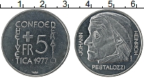 Продать Монеты Швейцария 5 франков 1977 Медно-никель
