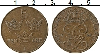 Продать Монеты Швеция 5 эре 1925 Медь