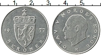 Продать Монеты Норвегия 5 крон 1982 Медно-никель
