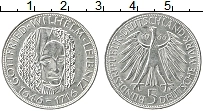 Продать Монеты ФРГ 5 марок 1966 Серебро