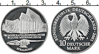 Продать Монеты ФРГ 10 марок 2001 Серебро