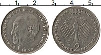 Продать Монеты ФРГ 2 марки 1969 Медно-никель