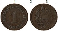 Продать Монеты Германия 1 пфенниг 1874 Медь