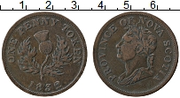 Продать Монеты Новая Скотия 1 пенни 1839 Медь