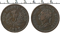 Продать Монеты Новая Скотия 1 пенни 1839 Медь