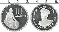 Продать Монеты Лесото 10 малоти 1979 Серебро