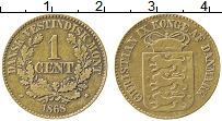 Продать Монеты Датская Вест-Индия 1 цент 1859 Медь