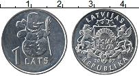 Продать Монеты Латвия 1 лат 2007 Медно-никель