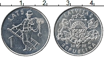 Продать Монеты Латвия 1 лат 2008 Медно-никель