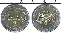 Продать Монеты Латвия 2 лата 1999 Биметалл