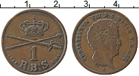 Продать Монеты Дания 1 ригсбанкскиллинг 1842 Медь