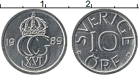 Продать Монеты Швеция 10 эре 1989 Медно-никель