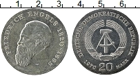 Продать Монеты ГДР 20 марок 1970 Серебро