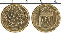Продать Монеты Сан-Марино 20 лир 1973 Медно-никель