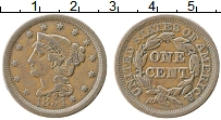 Продать Монеты США 1 цент 1854 Медь