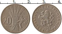 Продать Монеты Чехословакия 20 хеллеров 1937 Медно-никель
