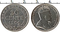 Продать Монеты Ньюфаундленд 20 центов 1904 