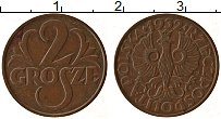 Продать Монеты Польша 2 гроша 1933 Бронза