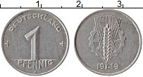 Продать Монеты ГДР 1 пфенниг 1949 Алюминий