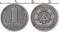 Продать Монеты ГДР 1 пфенниг 1980 Алюминий