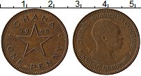 Продать Монеты Гана 1 пенни 1958 Медь