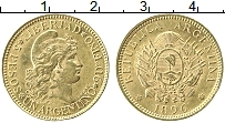 Продать Монеты Аргентина 5 песо 1885 Золото