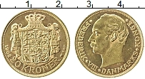 Продать Монеты Дания 20 крон 1908 Золото