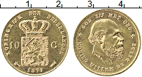 Продать Монеты Нидерланды 10 гульденов 1879 Золото