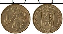 Продать Монеты Чехословакия 1 крона 1981 Бронза
