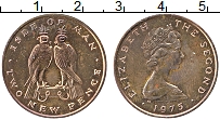 Продать Монеты Остров Мэн 2 пенса 1975 Медь