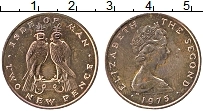 Продать Монеты Остров Мэн 2 пенса 1975 Бронза