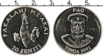 Продать Монеты Тонга 20 сенити 1996 Медно-никель