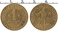 Продать Монеты Франция 1 франк 1922 Медь