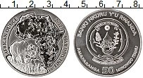 Продать Монеты Руанда 50 франков 2010 Серебро