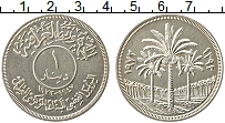 Продать Монеты Ирак 1 динар 1972 Серебро