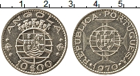 Продать Монеты Ангола 10 эскудо 1969 Медно-никель