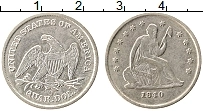 Продать Монеты США 1/4 доллара 1846 Серебро